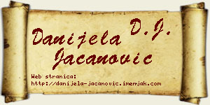 Danijela Jacanović vizit kartica